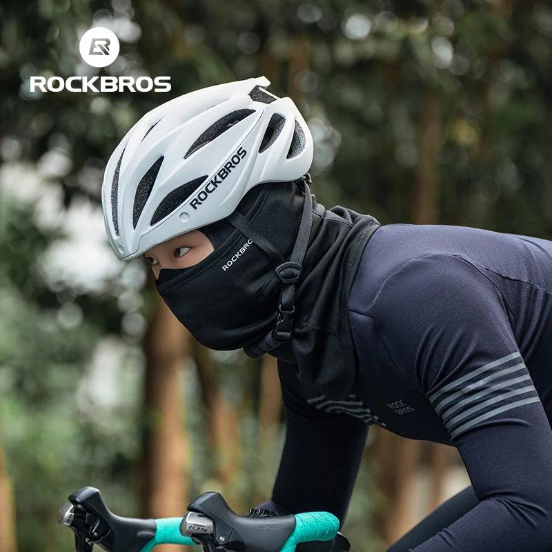 ROCKBROS Winter Windproof Warm Fleece Mask Balaclava Face Mask Men Soft High Elasticity Cycling Ski Fishing Mask Outdoor Sports