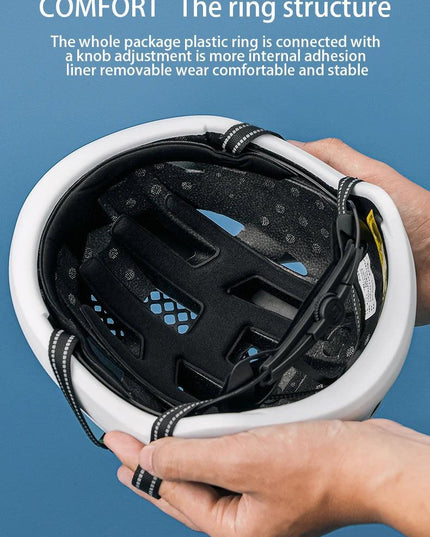 ROCKBROS Magnetic Suction Shell Helmets Safe Breathable Cycling Rock Climbing Skateboarding Roller Skating Men Women Bike Helmet