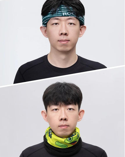 ROCKBROS Winter Warm Fleece Balaclava Cycling Headgear Bib Snowboard Hiking Neck Scarf Outdoor Windproof Thickened Mask Bib