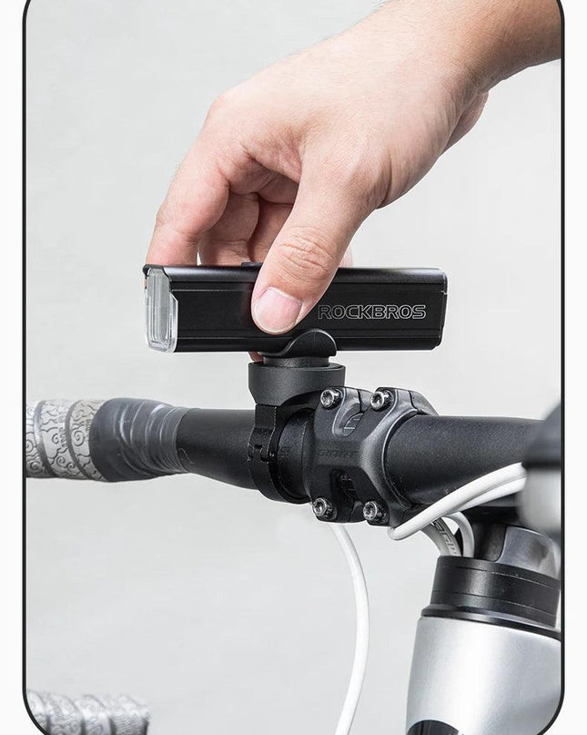 ROCKBROS Bicycle Light 1000LM 4500mAh Bike Light IPX6 Flashlight Aluminum Front Lamp Type-C Charging MTB Road Cycling Highlight