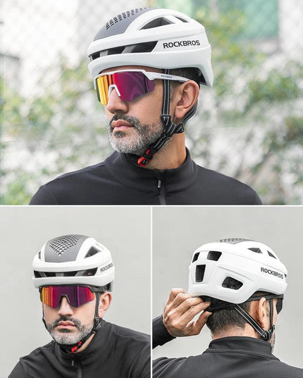 ROCKBROS Magnetic Suction Shell Helmets Safe Breathable Cycling Rock Climbing Skateboarding Roller Skating Men Women Bike Helmet