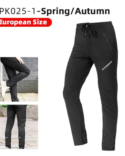 ROCKBROS Cycling Pants Spring Summer Quick Drying Sports Pants Women Men's Pants MTB Road Bike Pants Breathable Bicycle Trousers