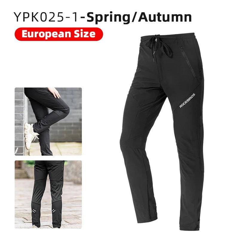 ROCKBROS Cycling Pants Spring Summer Quick Drying Sports Pants Women Men's Pants MTB Road Bike Pants Breathable Bicycle Trousers