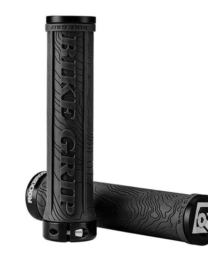 ROCKBROS TPR Rubber Bike Grips Bicycle Handlebar Mtb Grips Soft 3D Anti-skid Lock On Handle Bar Cycling Parts Bike Accessories