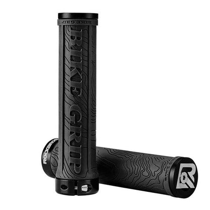 ROCKBROS TPR Rubber Bike Grips Bicycle Handlebar Mtb Grips Soft 3D Anti-skid Lock On Handle Bar Cycling Parts Bike Accessories