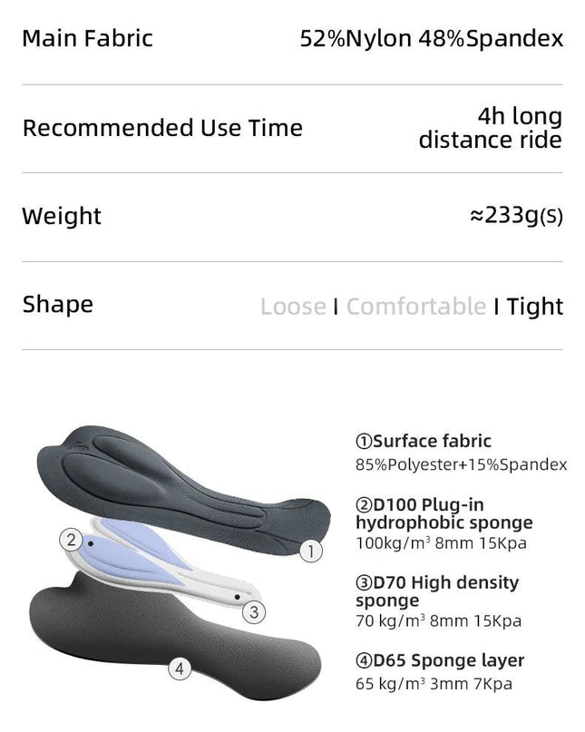 ROCKBROS TVI Series Cycling Bib Pants Spring Autumn Breathable Cycling bib Pants Quick Dry Women PRO Bike Long Pants Cool Pants