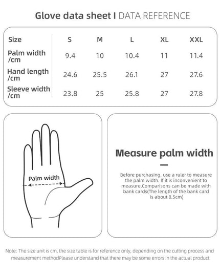 ROCKBROS Bicycle Gloves Winter Warm Motorcycle Full Finger Cycling Gloves Screen Touch Ski Sports Gloves Hiking Thermal Mitten