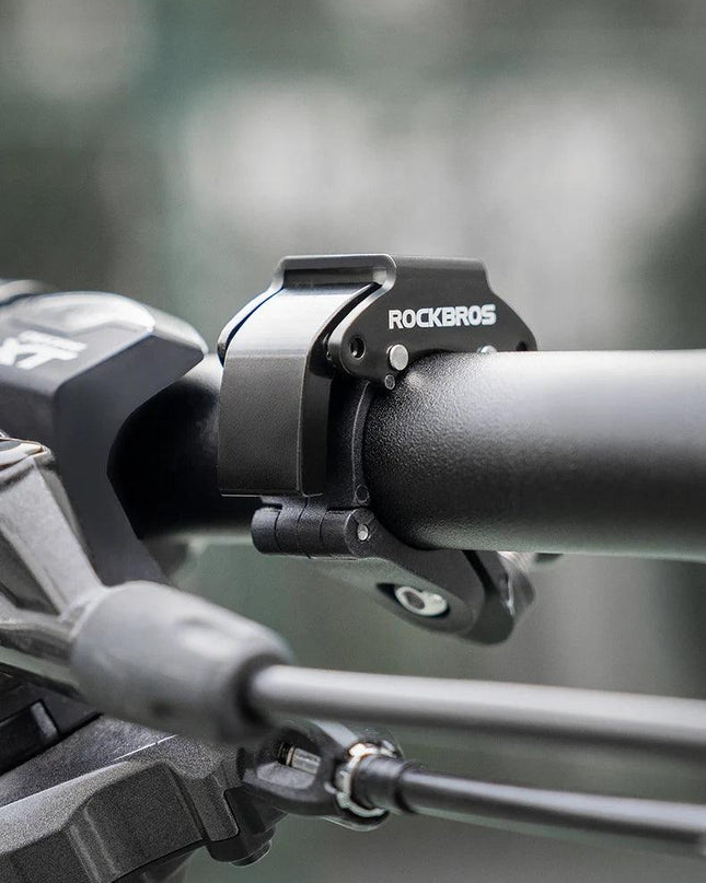 ROCKBROS Bicycle Bell Stainless Cycling Horn Mountain Road Anti-theft Alarm Horn Handlebar Bell Horn Classic Bicycle Accessories