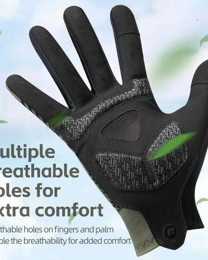 ROCKBROS Cycling Gloves Spring Summer Gloves Touch Screen Anti-slip Breathable MTB Road Bike Running Fitness Gym Motor Gloves