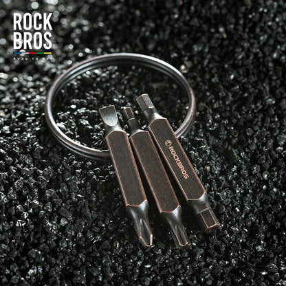 ROCKBROS ROAD TO SKY Keyring Tools Bicycle Multifunction Repairing  Aluminum Alloy Tool Portable Stainless Steel Bike Accessory