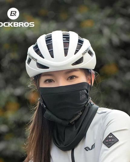 ROCKBROS Ski Mask Winter Warm Hiking Scarf Fleece Neck Scarf Camping Hiking Balaclava Cycling Face Mask Windproof Breathable