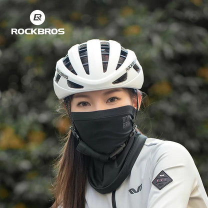 ROCKBROS Ski Mask Winter Warm Hiking Scarf Fleece Neck Scarf Camping Hiking Balaclava Cycling Face Mask Windproof Breathable