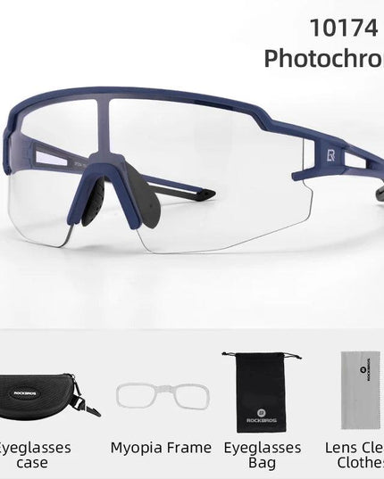 ROCKBROS Cycling Glasses Polarized UV400 Protection Bicycle Sunglasses Men Women Photochromic MTB Road Bicycle Goggles Eyewear