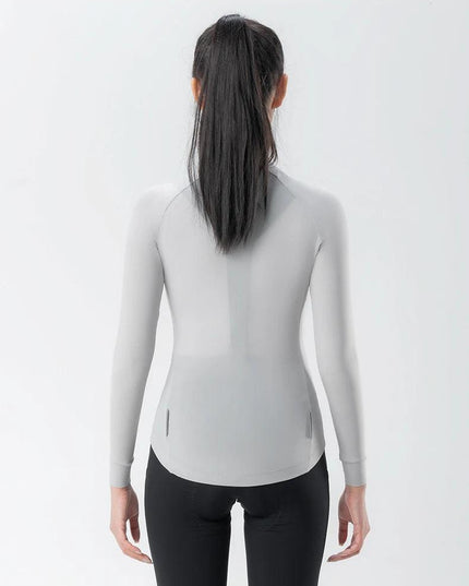 ROCKBROS TVI Series Windproof Cycling Jacket High Elasticity Safety Sports Jacket Breathable with YKK Zipper Women Bike Clothes