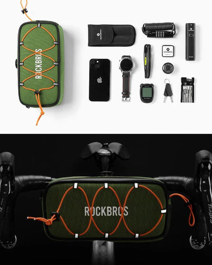 ROCKBROS ROAD TO SKY Cycling Bag Large Capacity Bicycle Handlebar Bag Front Suspension Bike Head Beam Hanger Bag Bike Accessary