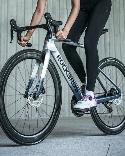 ROCKBROS Wheelset Ultralight Cycling Road Disc Carbon Wheelset  Tubeless Rim Tape 50mm Ratchet System 36T Road For Racing Bike