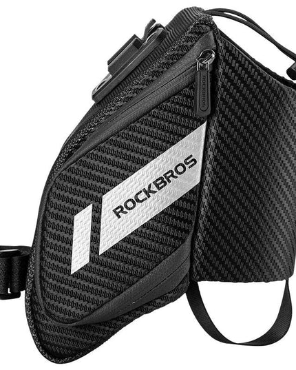 ROCKBROS 1.5L Bicycle Bag Water Repellent Durable Reflective MTB Road Bike With Water Bottle Pocket Bike Bag Accessories