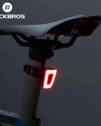 ROCKBROS  Mni Bike Light Waterproof USB Rechargeable Helmet Taillight Lantern For Bicycle LED Safety Night Riding Tail Light