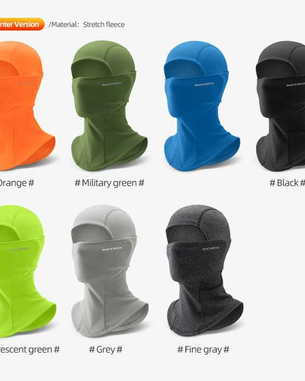 ROCKBROS Winter Face Mask Breathable Ski Cycling Scarf Running Training Balaclava Outdoor Sports Warm Winderproof Bike Equipment