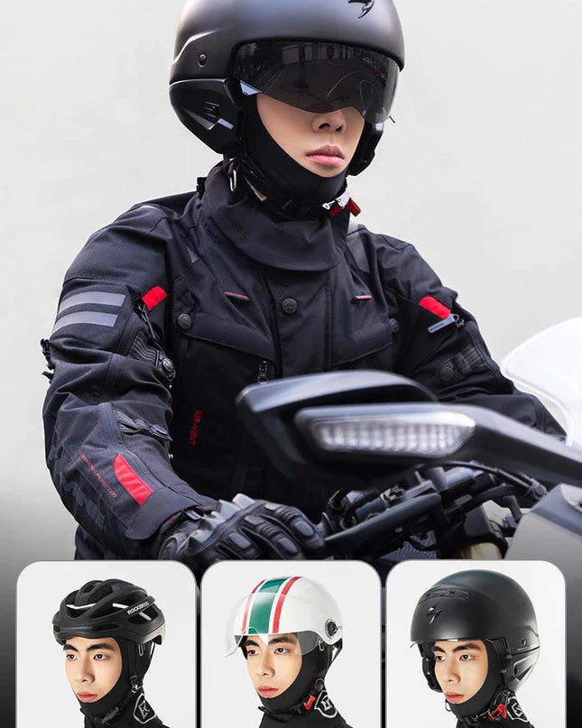 ROCKBROS Scarf Warmer Fleece Balaclava Non-Slip Outdoor Sport Cycling Mask Windproof Caps Ear Neck Protection Thermal Sport Mask