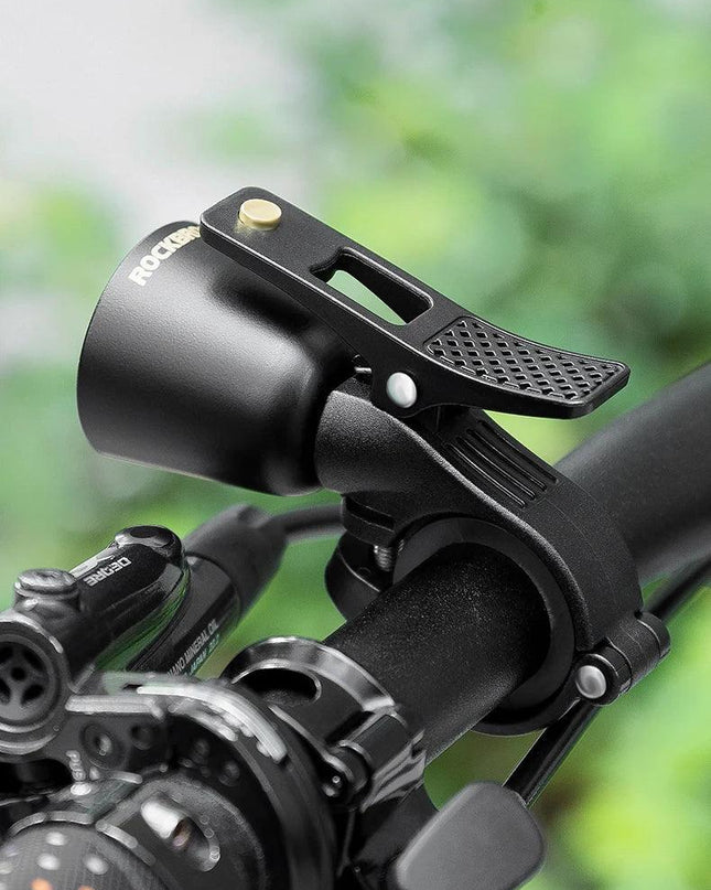 ROCKBROS Bicycle Brass Bell Cover Nylon Stainless Steel Screw High Decibel Clear Ring MTB Road Bike Retro Bell Bike Accessories