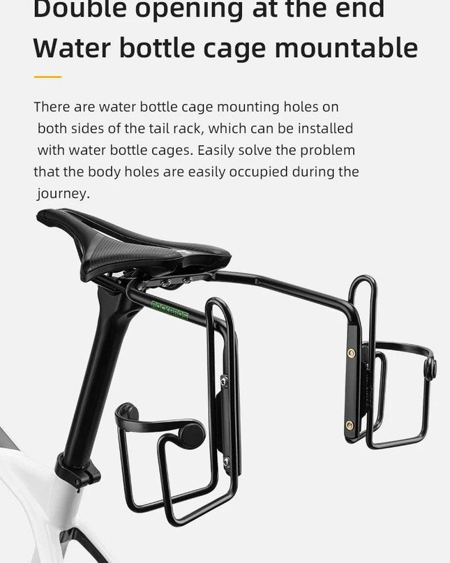 ROCKBROS Bicycle Tail Bag Stabilizer Bike Saddle Frame Bottle Cage Fixing Support Seat Bow Conversion Bracket Bicycle Accessory