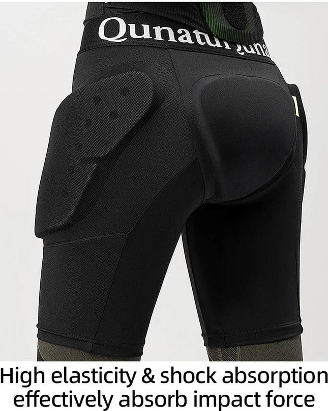 Qunature Ski Hip Protector Pants Adjustable Adult Sports Gear Shorts Snowboard Protection 3D Hip Pads for Motorcycle Skating