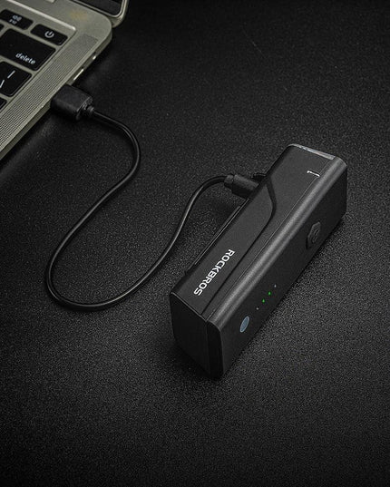 ROCKBROS Bicycle Light 260LM 1500mAh Handlebar Type-C Rechargeable LED Flashlight Bicycle Light Waterproof Bike Accessories