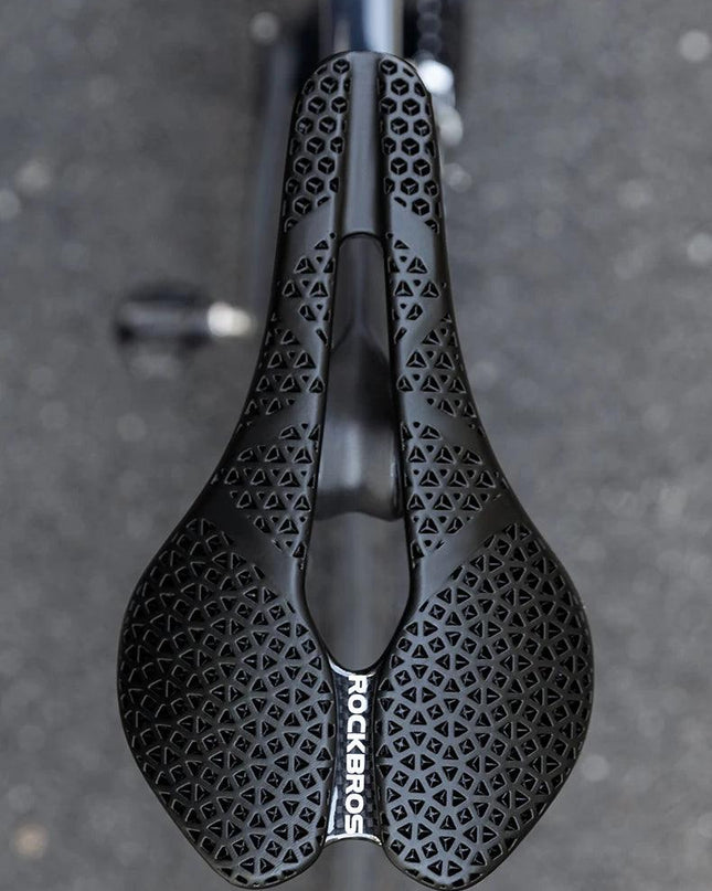 ROCKBROS 3D Printed Bicycle Carbon Saddle Ultra-Light Shock-Absorption MTB Road Profession Racing Bicycle Cycling Saddle