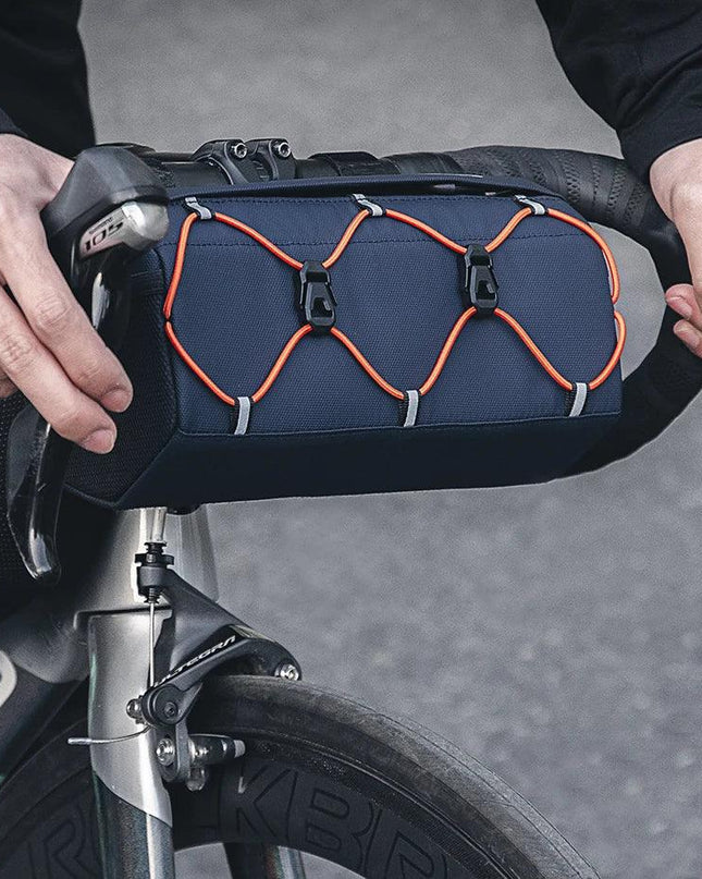 ROCKBROS Bicycle Handlebar Bag 2.2L Multifunctional Mtb Road Cycling Bike Bag Adjustable Shoulder Bag 3D Design Bicycle Packet