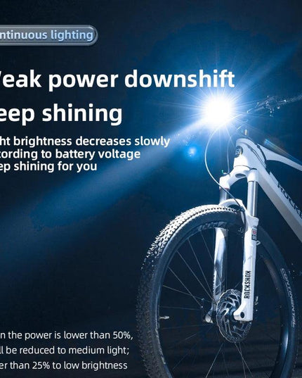 ROCKBROS Bike Light 200/400/600/800LM Type-C Charging Bike Light Front Lamp Headlight Aluminum IPX6 Waterproof Cycling Accessory