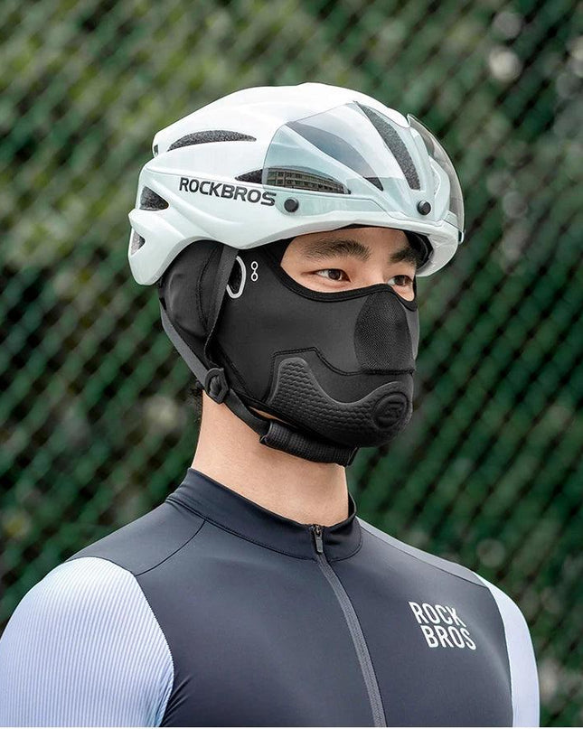 ROCKBROS Cycling Hat Summer Cool Balaclava UV Protection Bicycle Hiking Scarf Ice Silk Hat Face Cover Sport Bike Helmet Liner