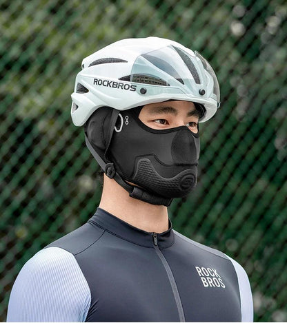 ROCKBROS Cycling Hat Summer Cool Balaclava UV Protection Bicycle Hiking Scarf Ice Silk Hat Face Cover Sport Bike Helmet Liner