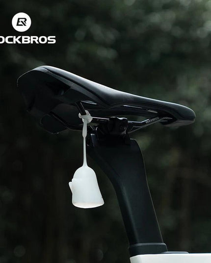 ROCKBROS Bike Rear Light 3 Modes IP64 Dustproof Waterproof Warning Light Tail Bicycle Silicone Shell High Elastic Taillight