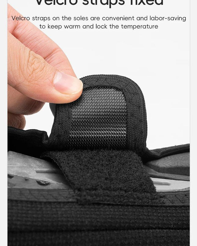 ROCKBROS Winter Cycling Shoe Covers Warm Thermal  Shoes Covers Windproof MTB Road Bike Racing Shoe Covers With YKK Zipper