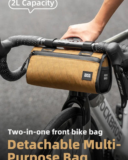 ROCKBROS Multifunctional Bike Bag Windproof Detachable Bag Large Capacity Pannier As Front Bag Tail Bag Cycling Accessories
