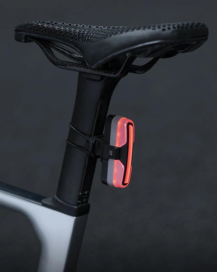 ROCKBROS Bicycle Tail Light Type-C Rechargeable IPX6 Bike Taillight LED Warning Rear Lamp 500mAh Smart Light Sensing Flashlight