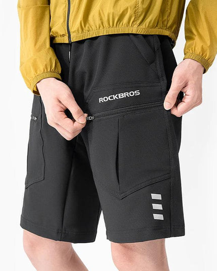 ROCKBROS Cycling Shorts Separable Underwear Shorts MTB Sports Casual Pants Bike Shorts Fitness Breathable Outdoor Ciclismo Pants