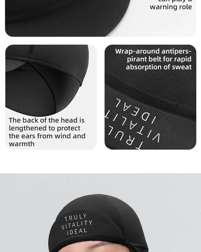ROCKBROS TVI Cycling Cap Winter Keep Warm Thermal Fleece Hats Windproof Ear Protection Comfotable Ski Riding Small Cap Men Women