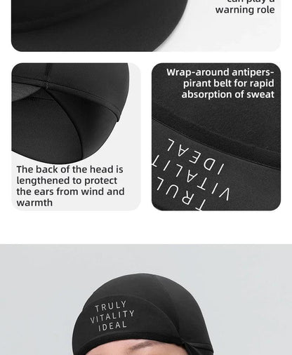 ROCKBROS TVI Cycling Cap Winter Keep Warm Thermal Fleece Hats Windproof Ear Protection Comfotable Ski Riding Small Cap Men Women