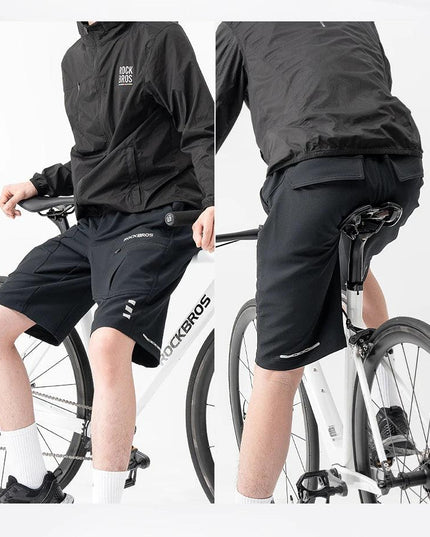 ROCKBROS Running Shorts Unisex Casual Shorts Fashion With Separable Underwear Shorts  Lightweight Outdoor Fishing Short Pants