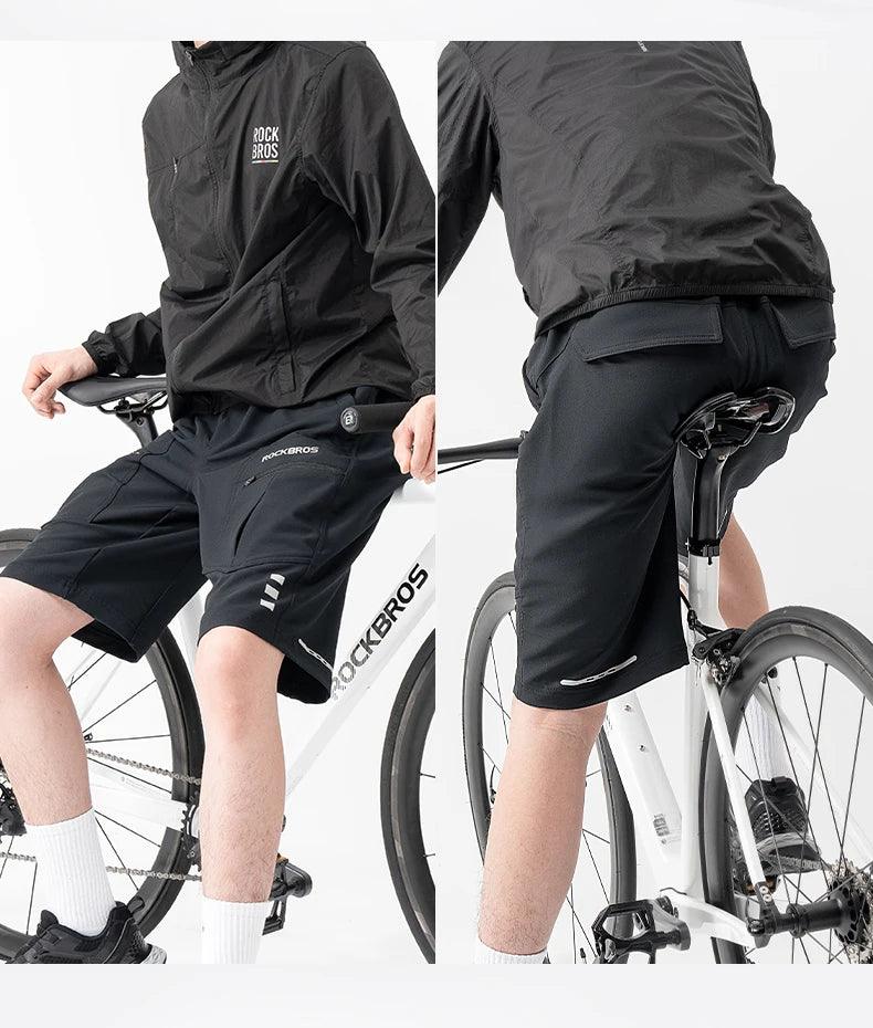 ROCKBROS Cycling Shorts Separable Underwear Shorts MTB Sports Casual Pants Bike Shorts Fitness Breathable Outdoor Ciclismo Pants