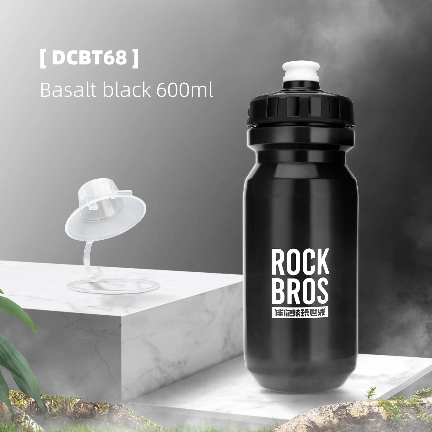 ROCKBROS Bicycle Water Bottle 600ML Lightweight Cycling Kettle Outdoor Sports Portable Portable MTB Road Bike Sport Water Bottle