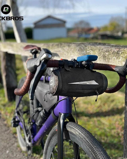 ROCKBROS Waterproof Bike Bag Front Bicycle Bag MTB Road Handlebar Pannier Multi-purpose Large Capacity Backpack Cycling Tube Bag