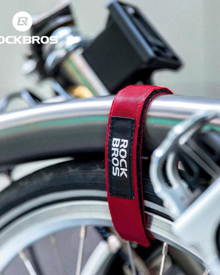 ROCKBROS Bicycle Frame Wheel Fixed Strap For Brompton Folding Bike Body Straps Fixed Belt Ankle Leg Pants Strap Outdoors