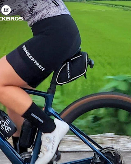 ROCKBROS Bike Bag 3D Shell Rainproof Saddle Bag Reflective Bicycle Bag Shockproof Cycling Rear Seatpost Bag MTB Bike Accessories