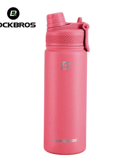 ROCKBROS 1L Thermal Water Bottle Sports Water Bottle Non Slip 304 Stainless Steel Cold And Hot Thermo Cup Cycling Hiking Equip