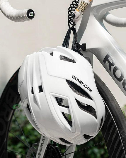 ROCKBROS Creative Bike Lock Ultra-Light Cute Cat Password Helmet Lock Steel Cable Bike Lock Anti Theft Bike Accessories MTB Road