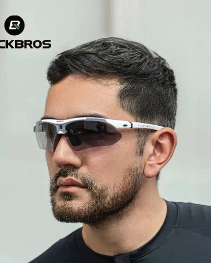 ROCKBROS Polarized Glasses UV Protection Goggles Eyewear Photochromic Bicycle Sunglasses Motorcycle Sports Outdoor Glasses