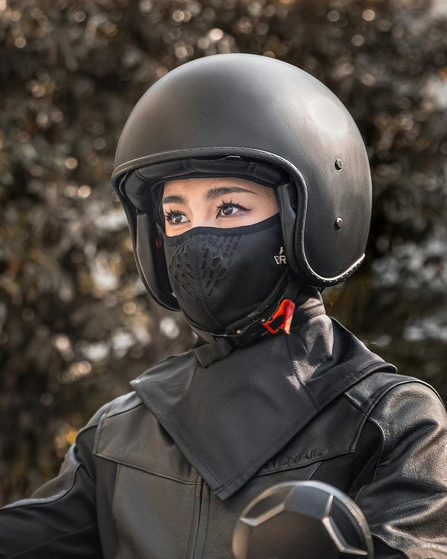 ROCKBROS Scarf Warm Fleece Neck Mask Outdoor Windproof Neck Warmer For Bike Motorcycle Ear Cover Breathable Scarf Men Women